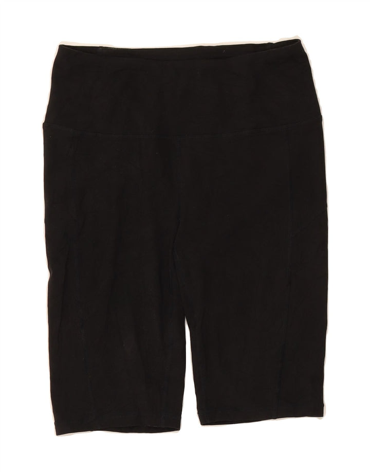 REEBOK Womens Sport Shorts UK 12 Medium Black Vintage Reebok and Second-Hand Reebok from Messina Hembry 