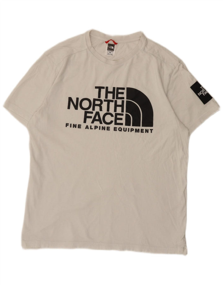 Srednje bijela muška majica s grafičkim motivima The North Face