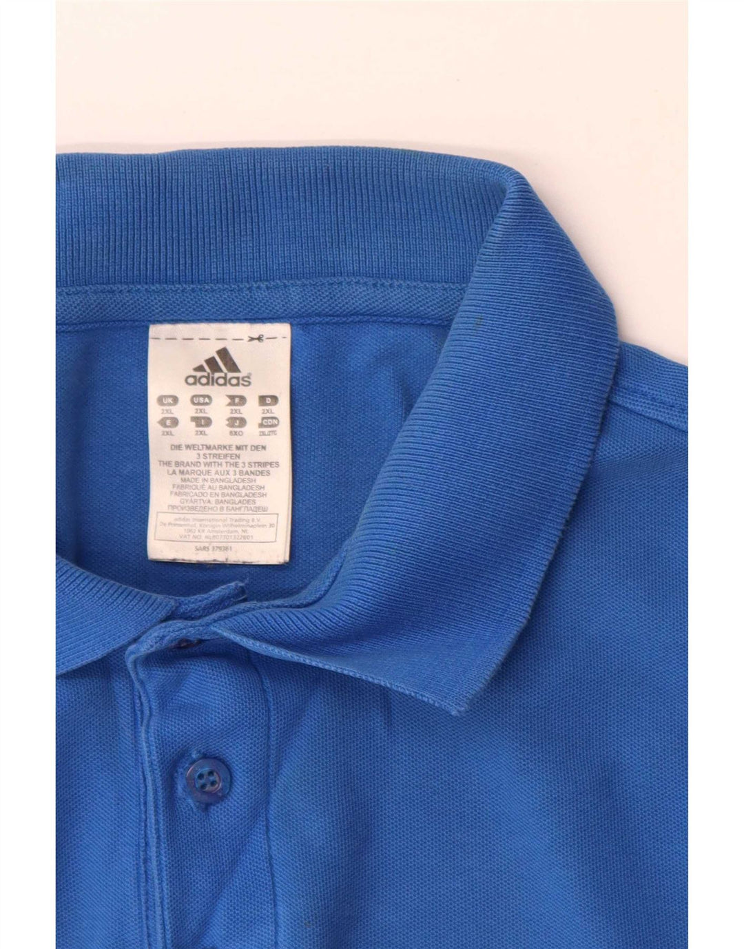Adidas muška polo majica 2XL plavi pamuk