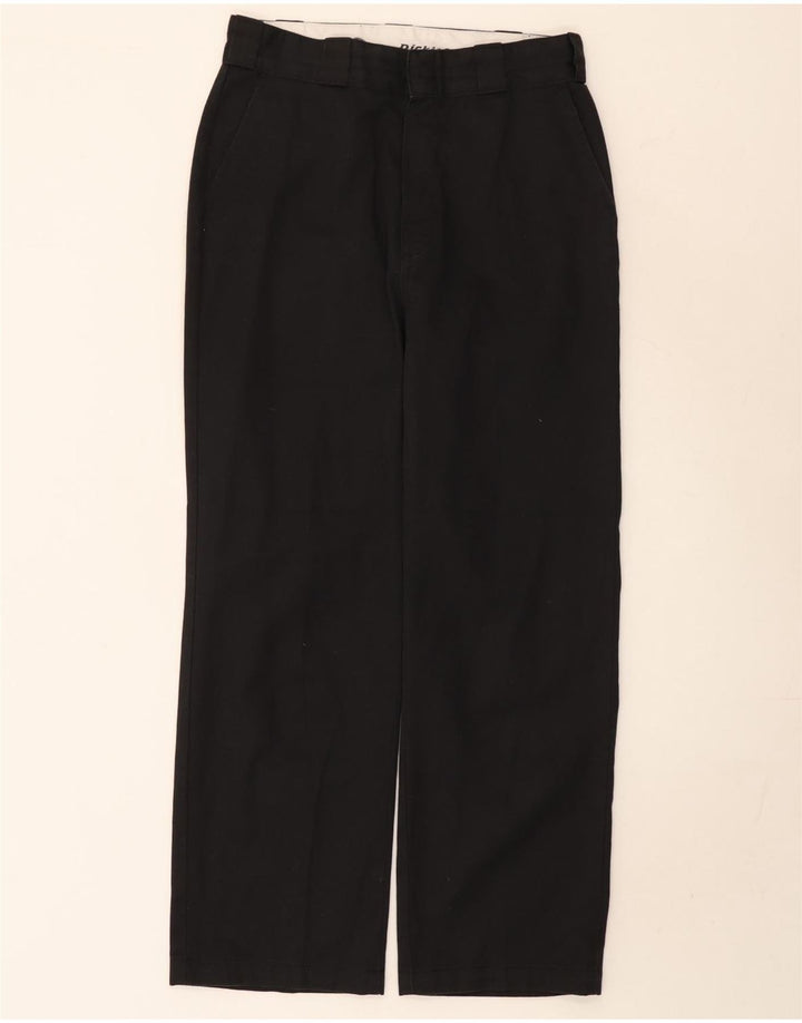 Dickies muške ravne chino hlače W28 L27 crni poliester