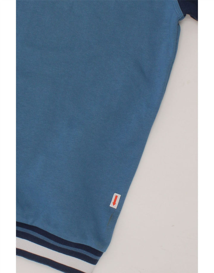 CHAMPION Boys Tracksuit Top Jacket 11-12 Years Large Blue Colourblock Vintage Champion and Second-Hand Champion from Messina Hembry 