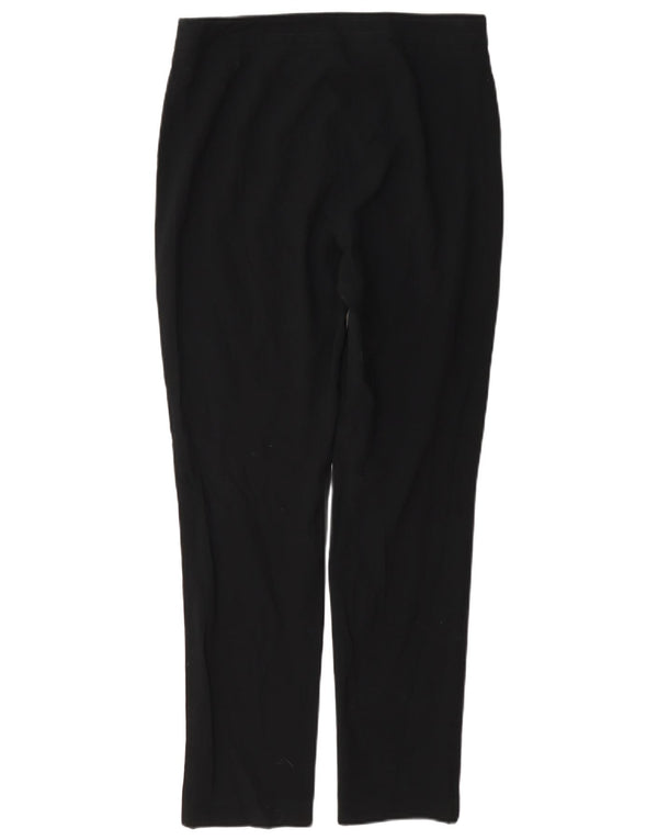 Marks & Spencer ženske ravne ležerne hlače UK 10 male W32 L29 crne
