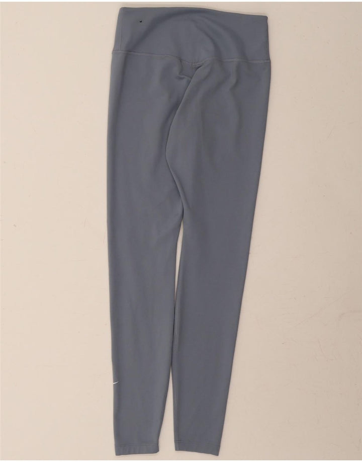 NIKE Womens Leggings UK 10 Small  Grey Polyester Vintage Nike and Second-Hand Nike from Messina Hembry 