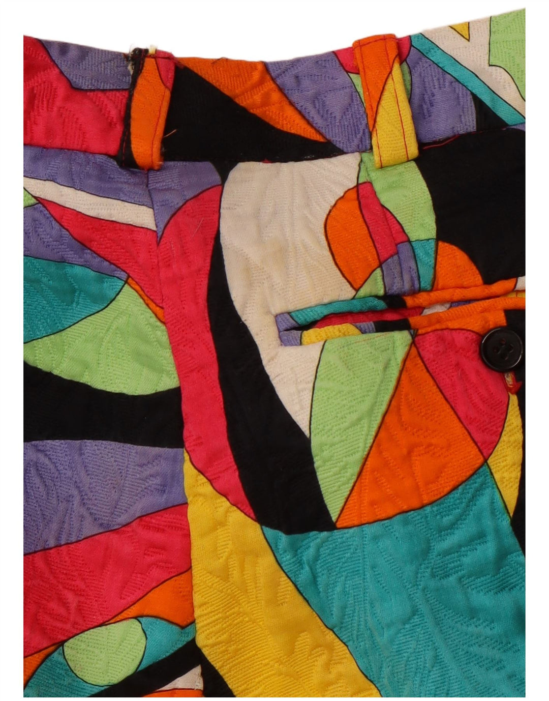 VINTAGE ženske chino hlače visokog struka IT 46 Large W30 L28 Višebojne