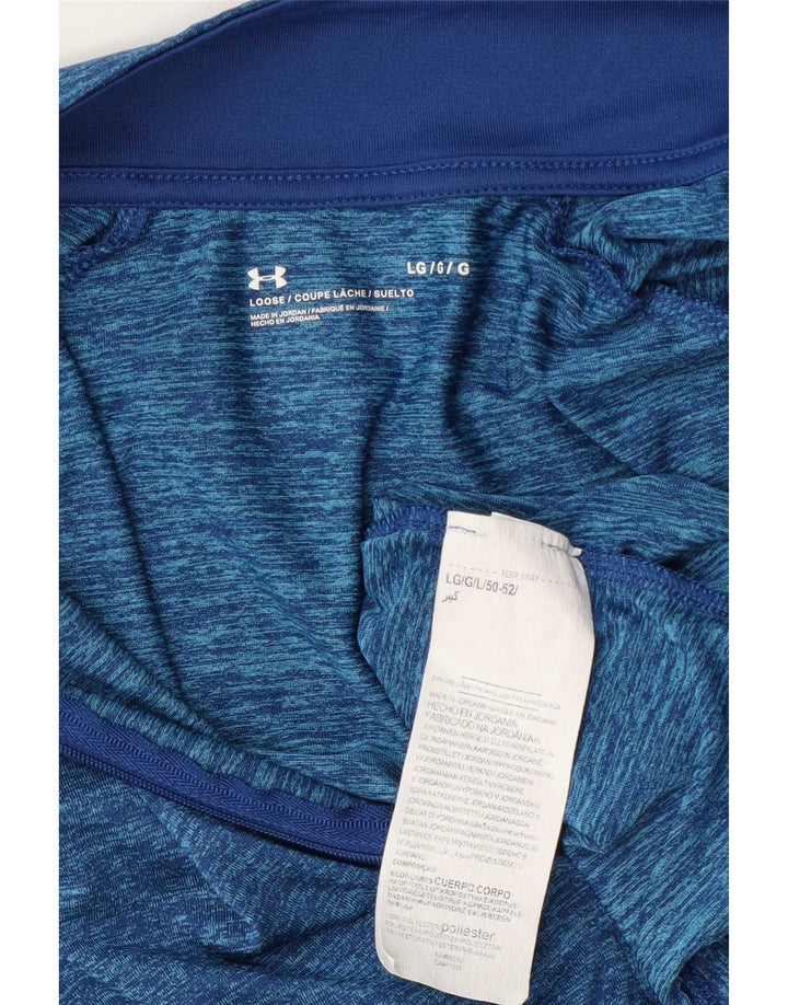 Under Armour muška majica s izrezom i velikim plavim flekama
