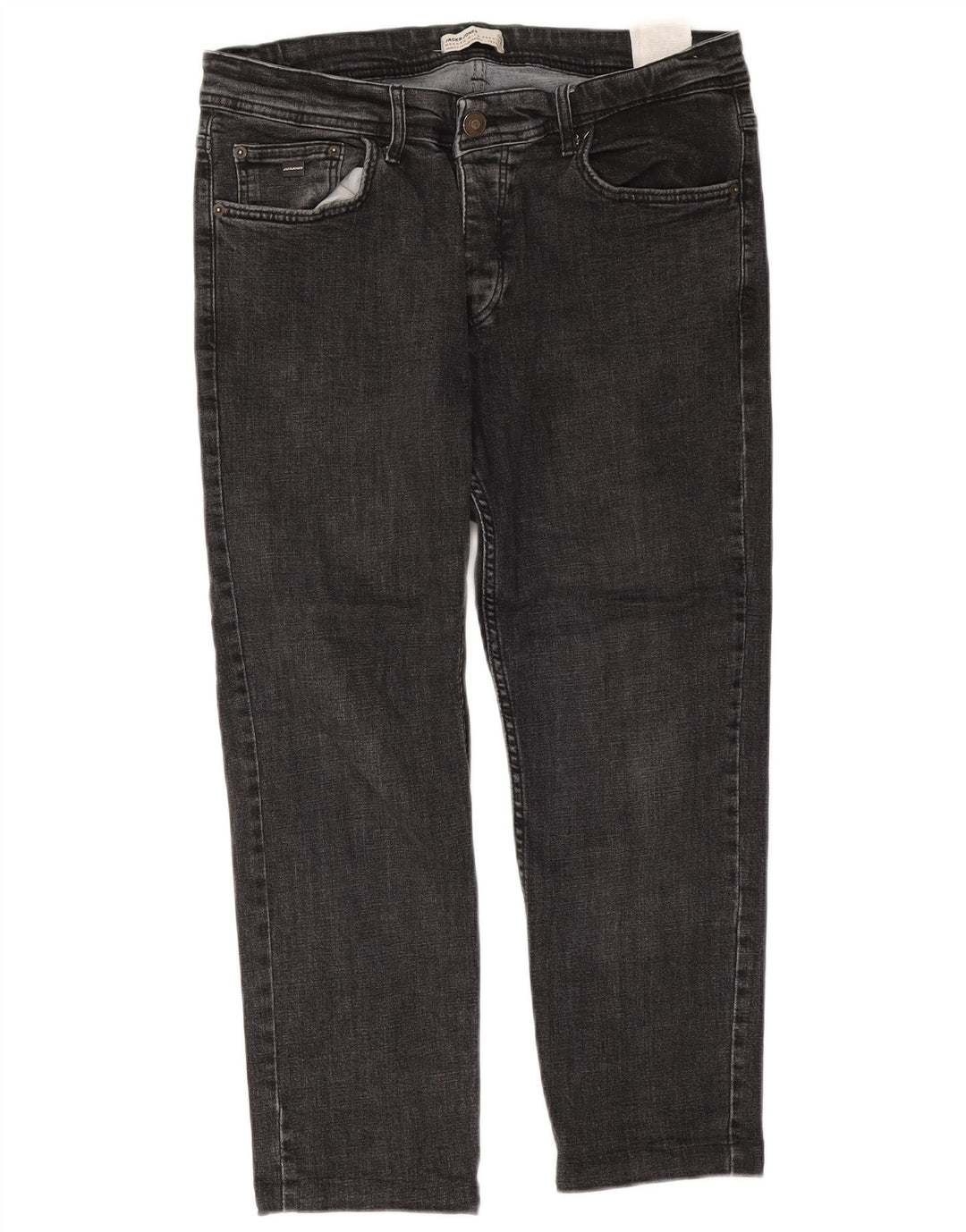 Jack & Jones muške skraćene traperice W34 L25 sive