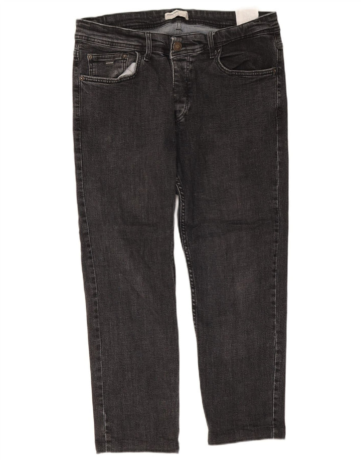 Jack & Jones muške skraćene traperice W34 L25 sive