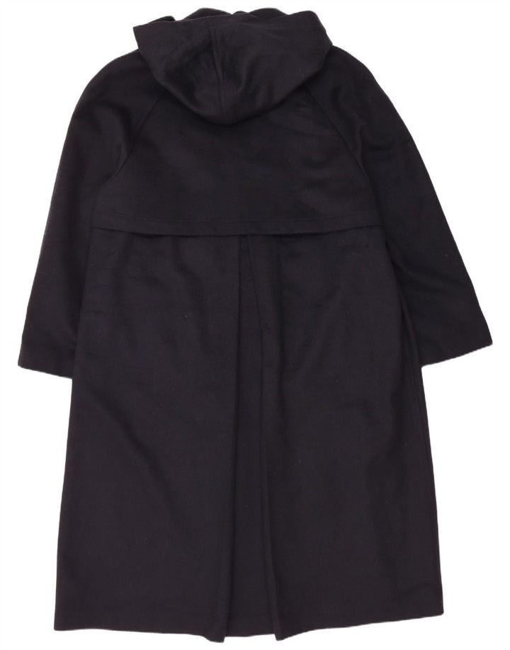 Vintage muški kaput s kapuljačom IT 48 Srednje tamnoplava vuna