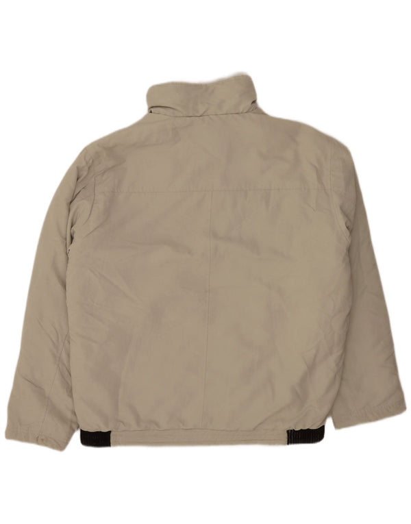 Vintage muška bomber jakna UK 42 XL bež poliester u boji