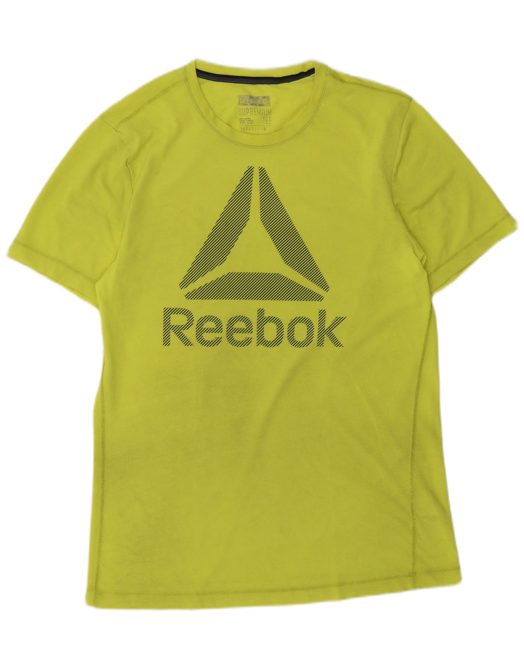 Reebok muška grafička majica kratkih rukava srednje zelene boje od poliestera