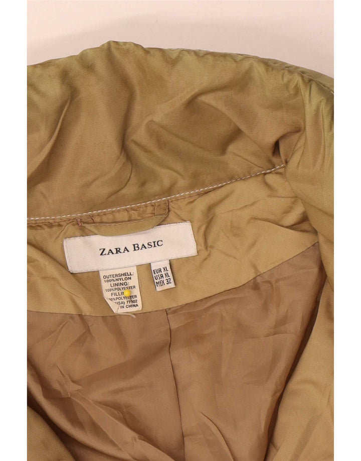 Zara ženska pomoćna jakna UK 18 XL bež najlon