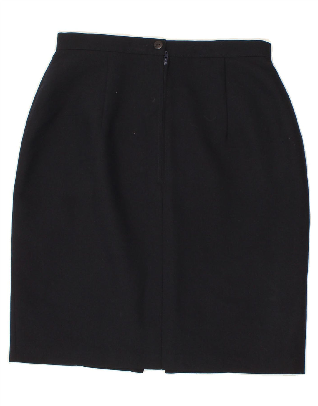 ST. BERNARD Womens Classics Pencil Skirt UK 12 Medium W26 Navy Blue Vintage St. Bernard and Second-Hand St. Bernard from Messina Hembry 