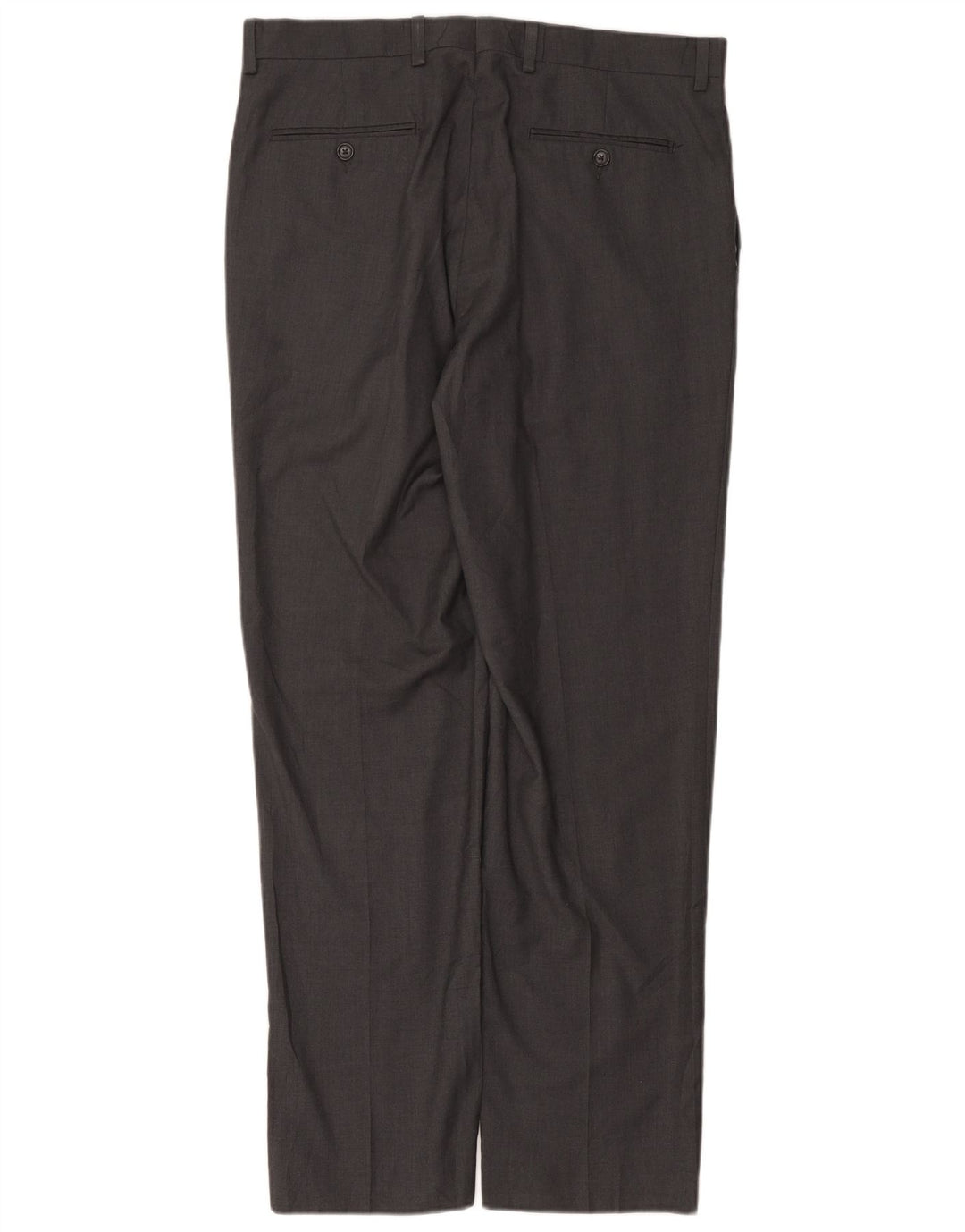 RALPH LAUREN Muške hlače ravnog odijela W34 L32 sivi poliester