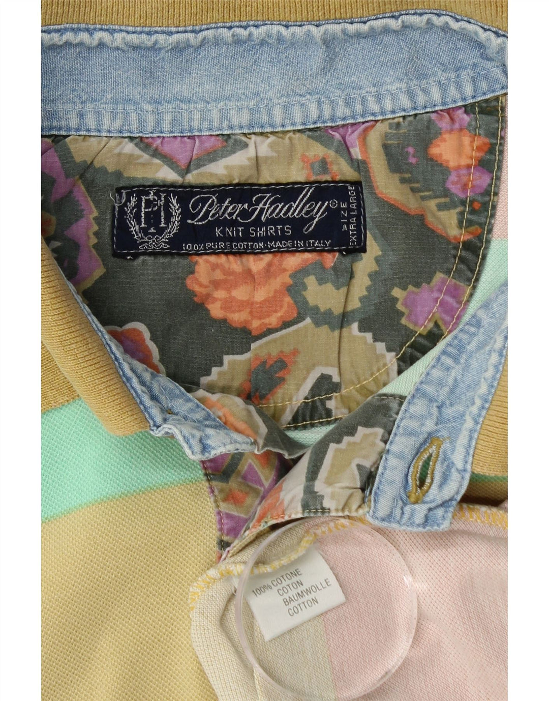 PETER HADLEY Muška polo majica XL pamuk na višebojne pruge