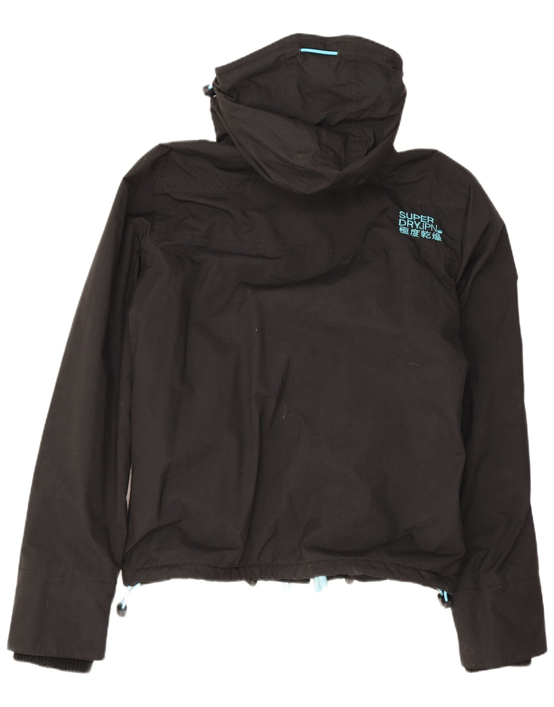 Superdry muška jakna vjetrovka s kapuljačom UK 38 srednje crna
