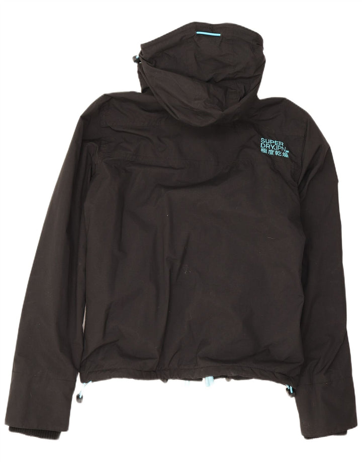 Superdry muška jakna vjetrovka s kapuljačom UK 38 srednje crna