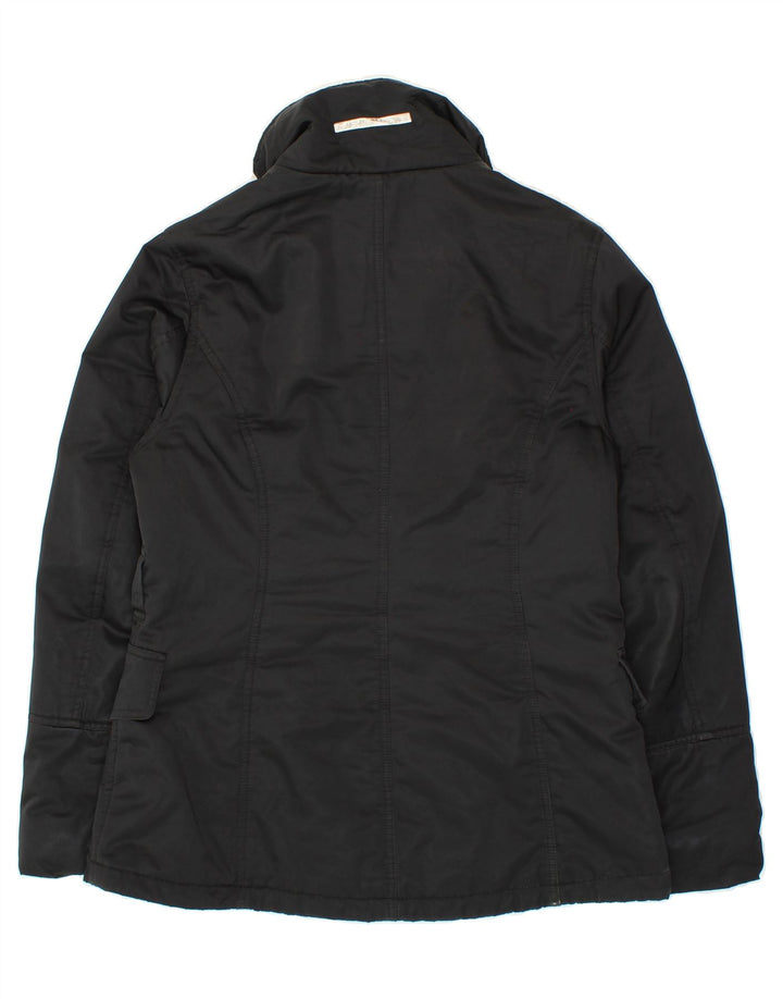 SLAM Womens Windbreaker Jacket UK 16 Large Black Polyester Vintage Slam and Second-Hand Slam from Messina Hembry 