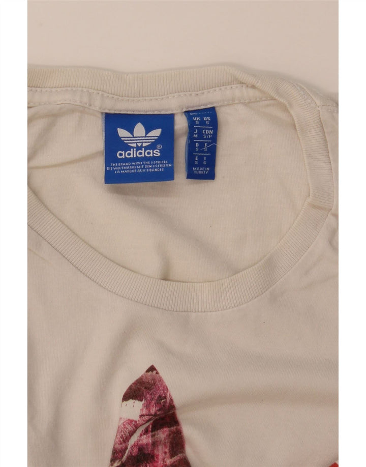 ADIDAS muška majica kratkih rukava s grafičkim motivima, mala bijela