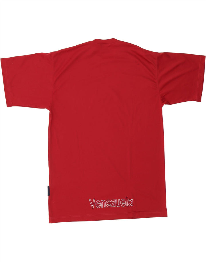 UMBRO Boys Graphic T-Shirt Top 14-15 Years Large Red Polyester Vintage Umbro and Second-Hand Umbro from Messina Hembry 