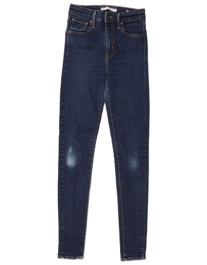 LEVI'S Ženske Mile High Super Skinny traperice W25 L30 Plavi pamuk