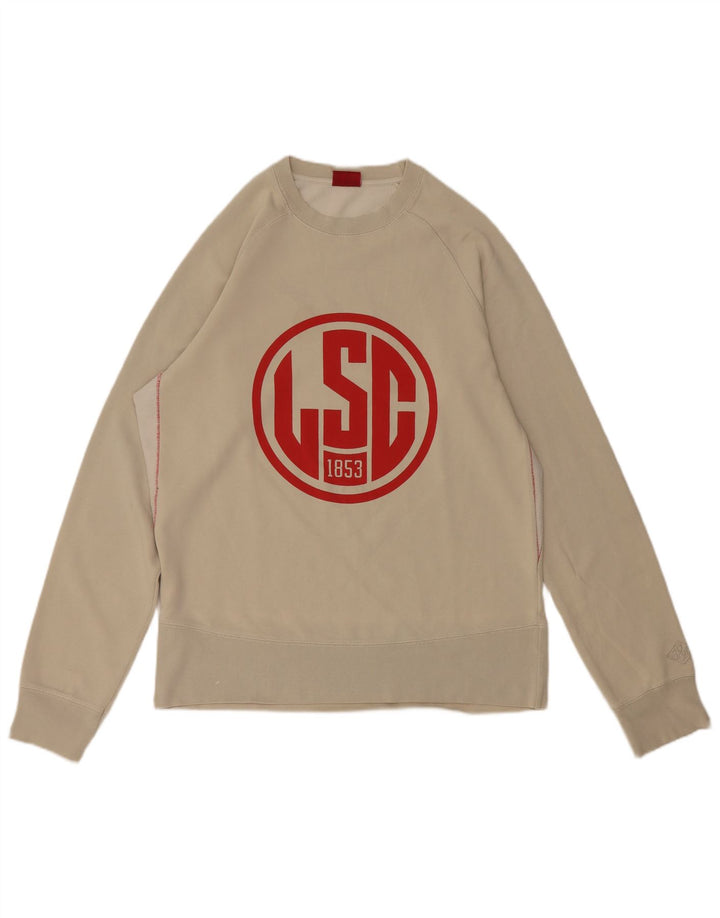 Levi's Ženski džemper s grafičkim motivima UK 16 Veliki sivi pamuk