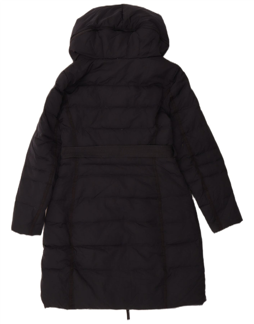 ZARA ženski podstavljeni kaput UK 14 srednje tamnoplavi poliester