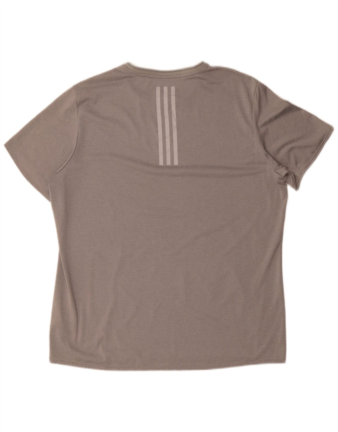 Adidas muška majica za trčanje XL sivi prugasti poliester