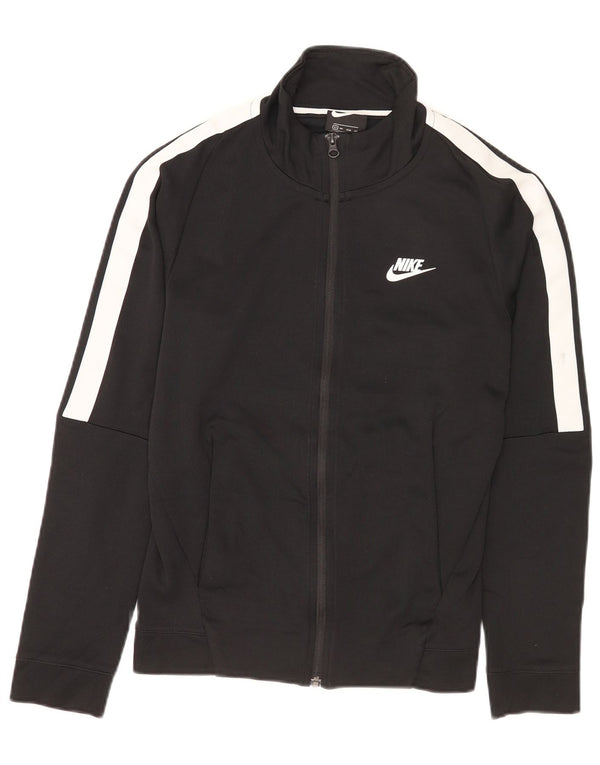 Nike muška gornja jakna trenirke XS crni pamuk u boji