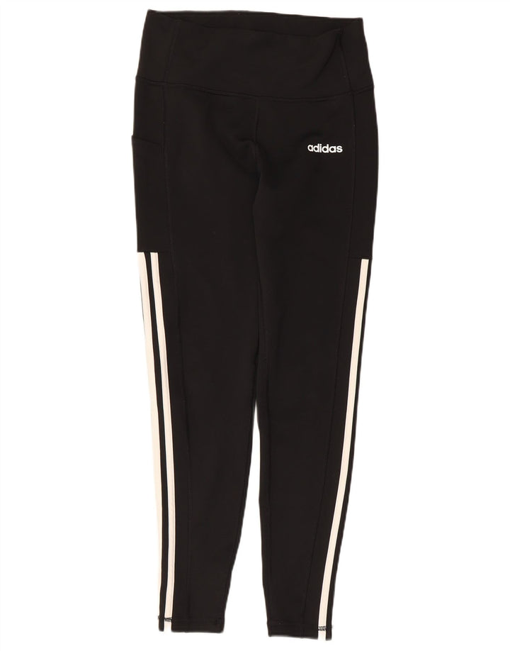 Adidas ženske tajice Climalite UK 12/14 Srednje crni poliester