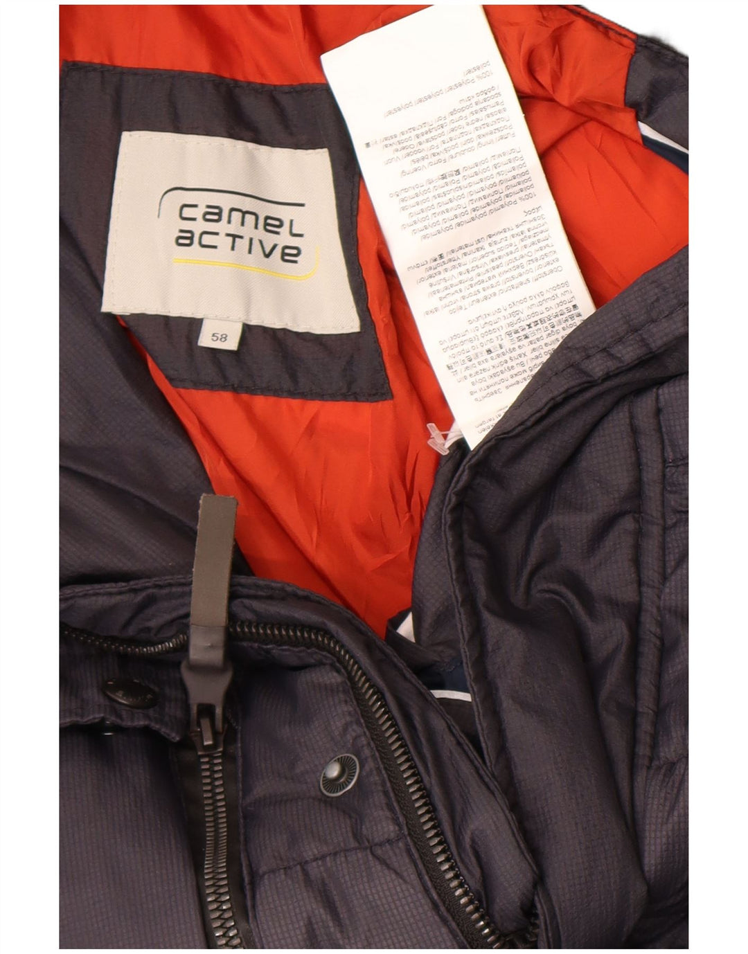 Camel Active muška podstavljena jakna IT 58 4XL sivi poliamid