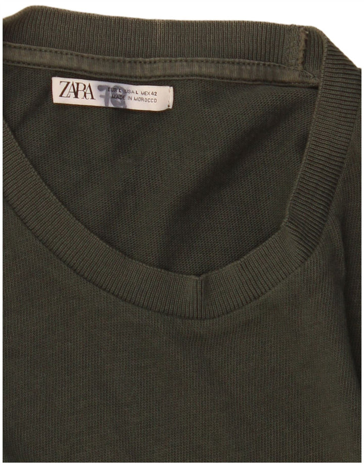 Zara muška majica kratkih rukava velika kaki