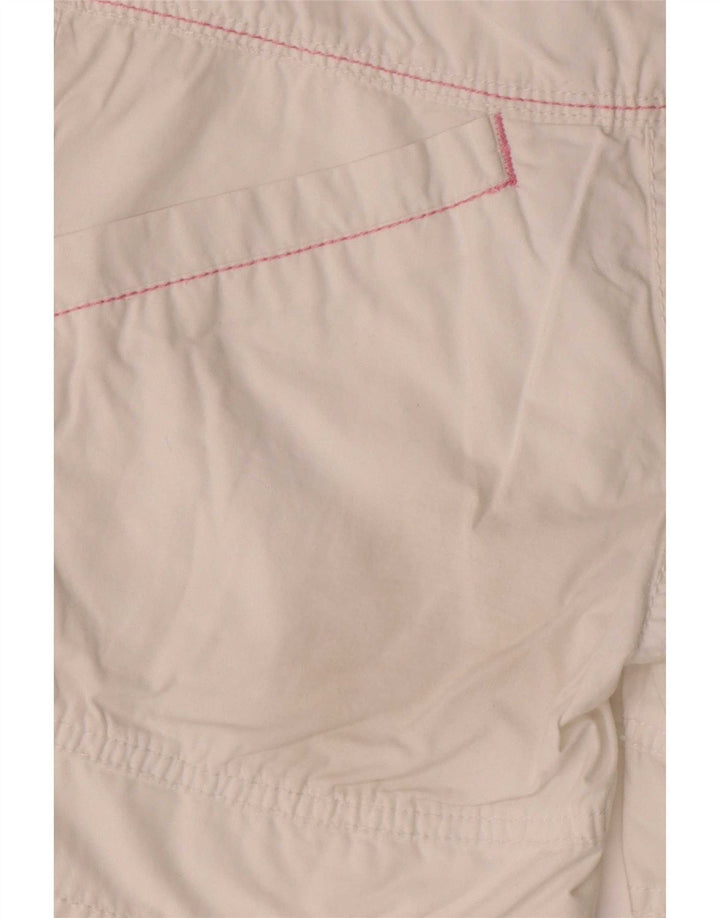 Ženske kratke hlače Calvin Klein W28 Srednje bijeli pamuk