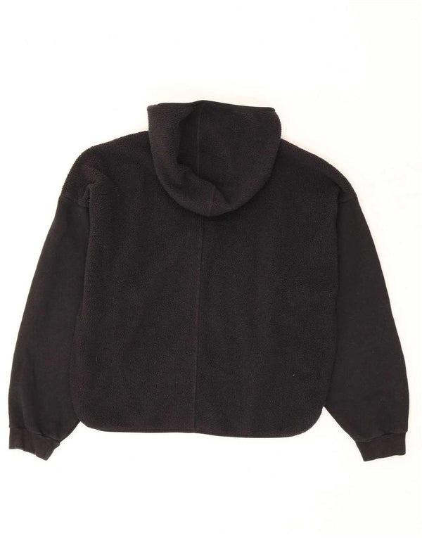 Adidas veliki ženski džemper od flisa s kapuljačom UK 8/10 mali crni