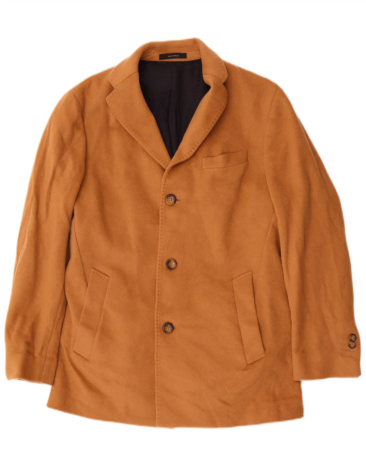 Massimo Dutti Muški kaput s 3 gumba EU 48 Srednje bež vuna