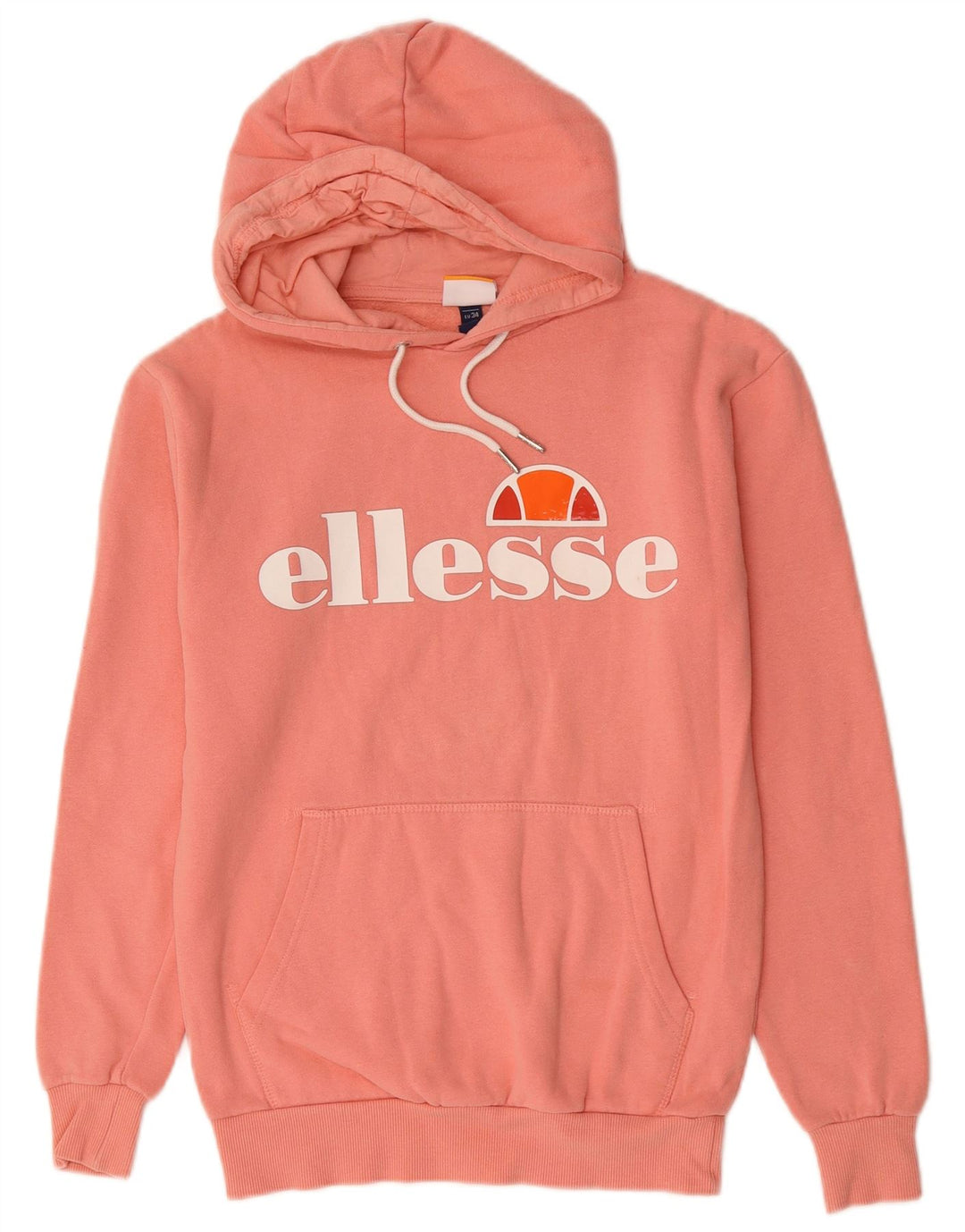 ELLESSE Ženska majica s kapuljačom s kapuljačom UK 6 XS, ružičasti pamuk