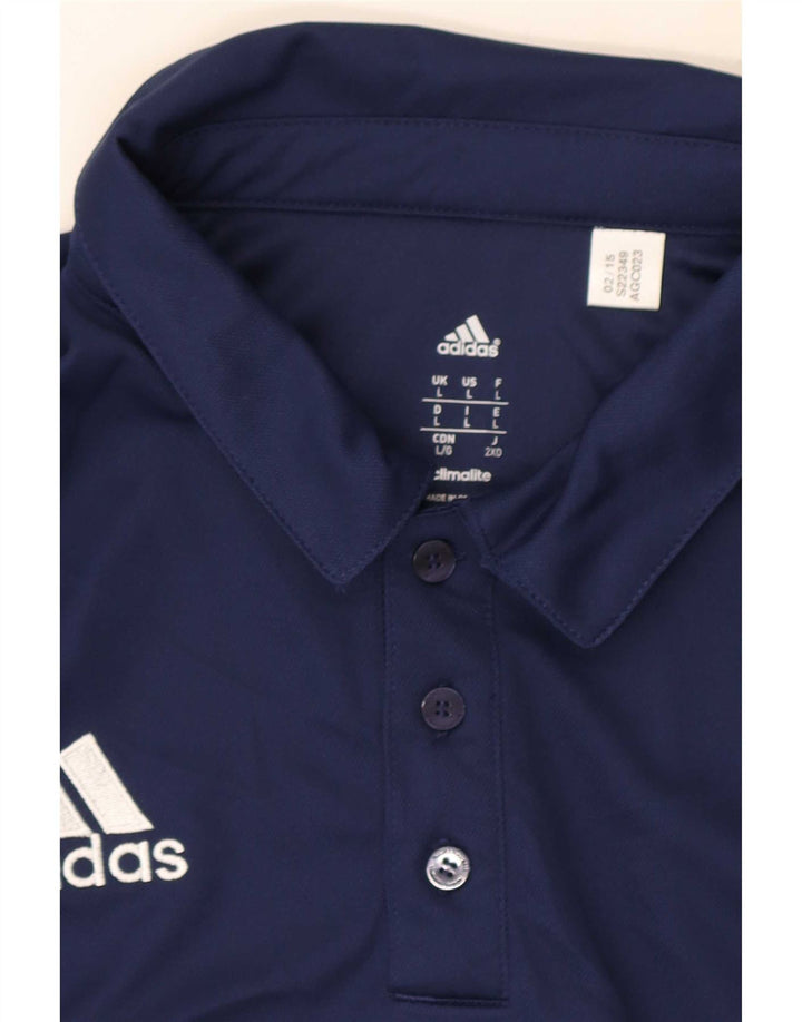 Adidas muška polo majica Climalite velika tamnoplava poliester