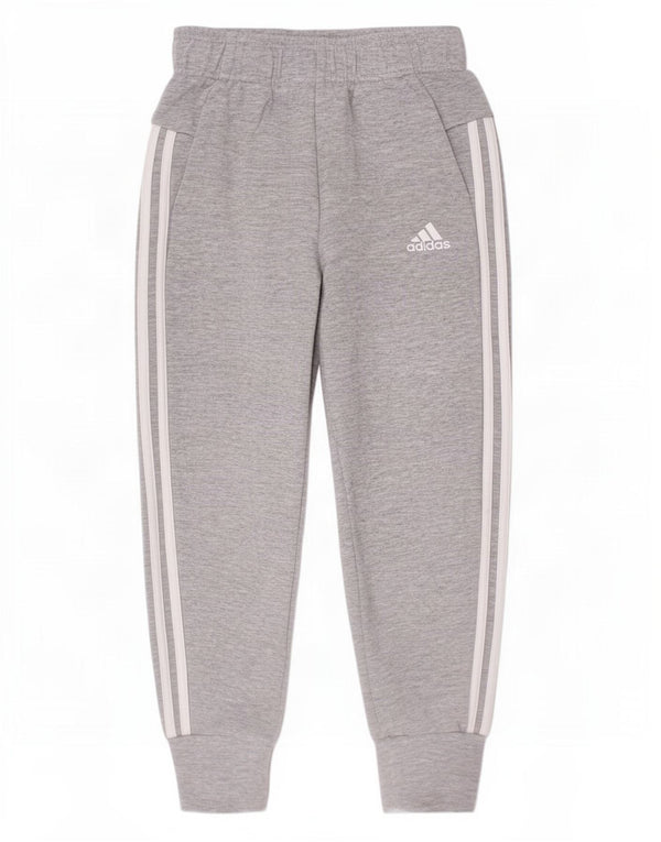 Adidas Hlače za trenirku za dječake Joggers 9-10 godina Sivi flekasti pamuk