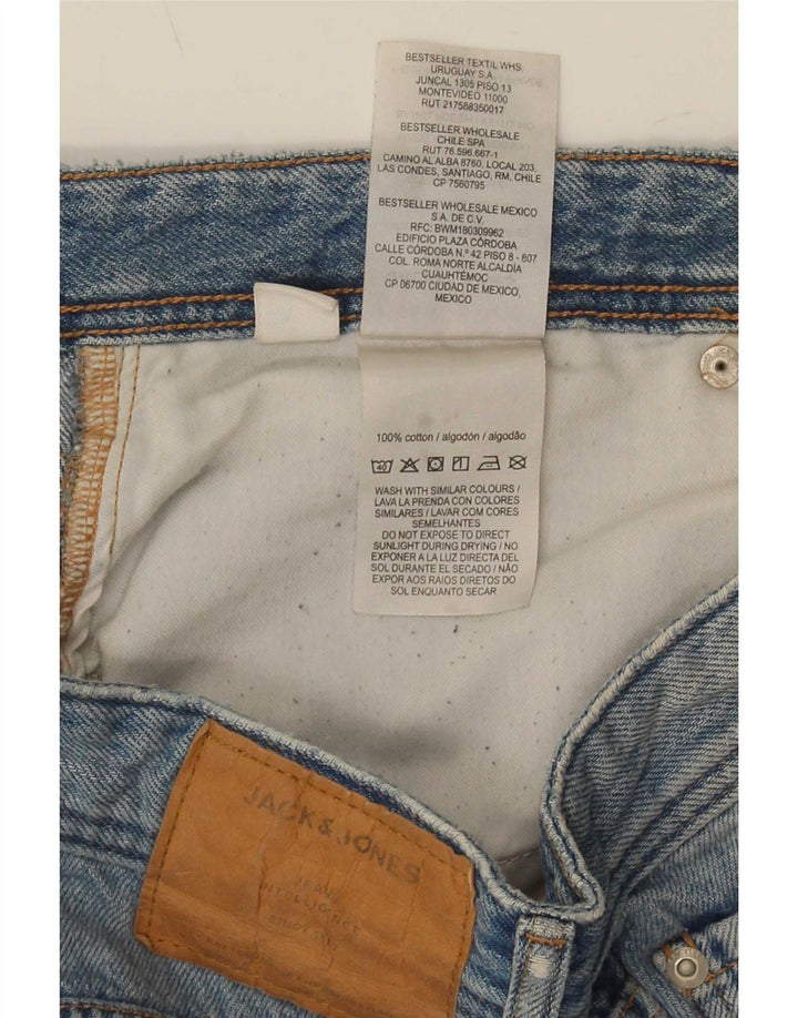 Muške uske traperice Jack & Jones W36 L28 plavi pamuk