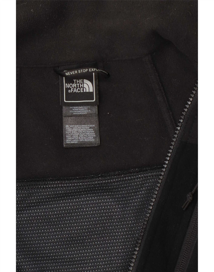 The North Face muška kišna jakna UK 40 veliki crni poliester u boji