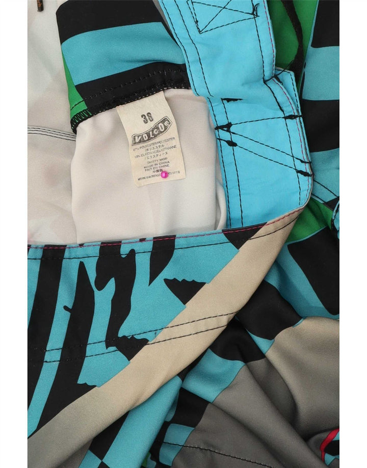 Volcom muške kratke hlače za plivanje XL višebojni geometrijski poliester