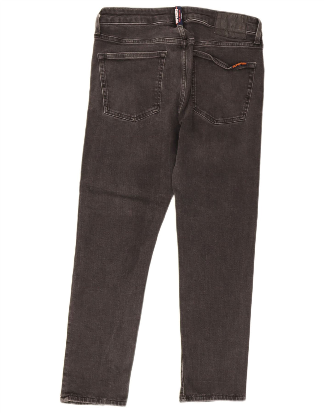 Superdry ženske skraćene uske traperice W32 L25 sivi pamuk