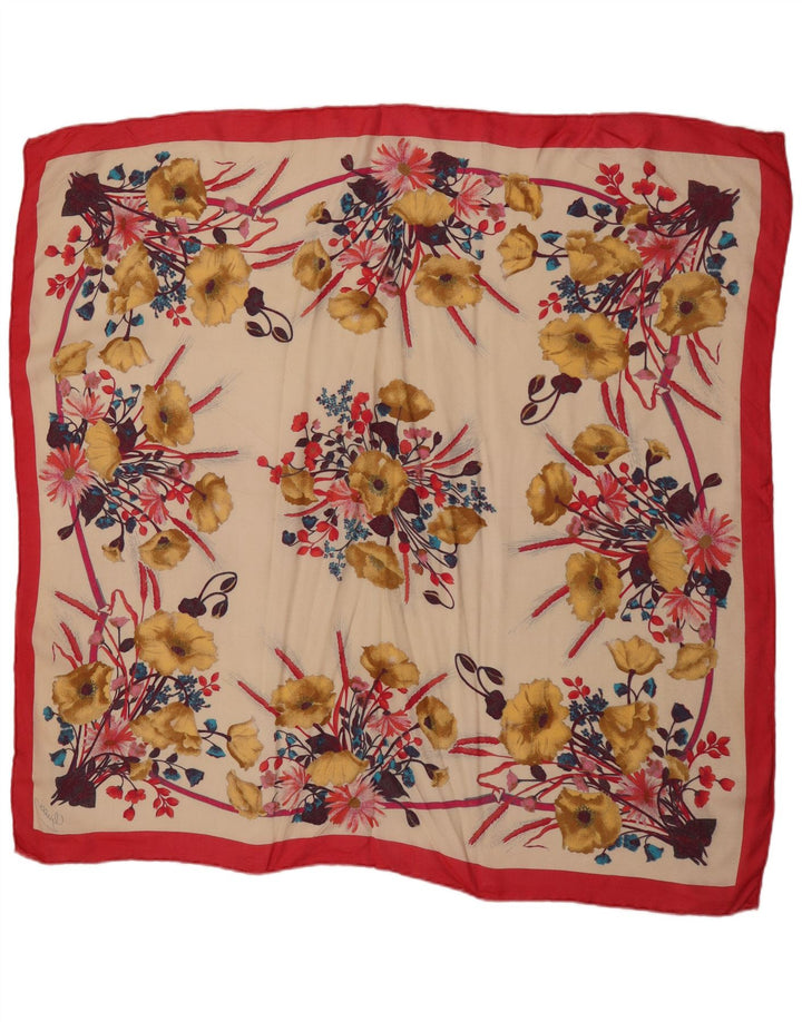 Gucci ženski grafički kvadratni šal u jednoj veličini, višebojni cvjetni dizajner