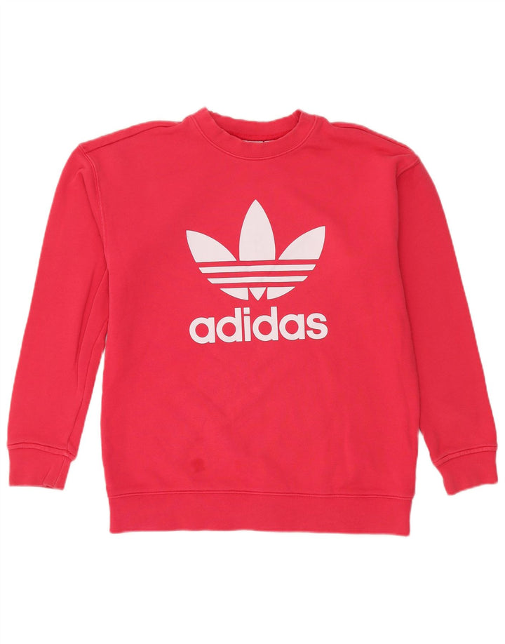 Adidas ženska majica s grafičkim motivima UK 8 Mali crveni pamuk