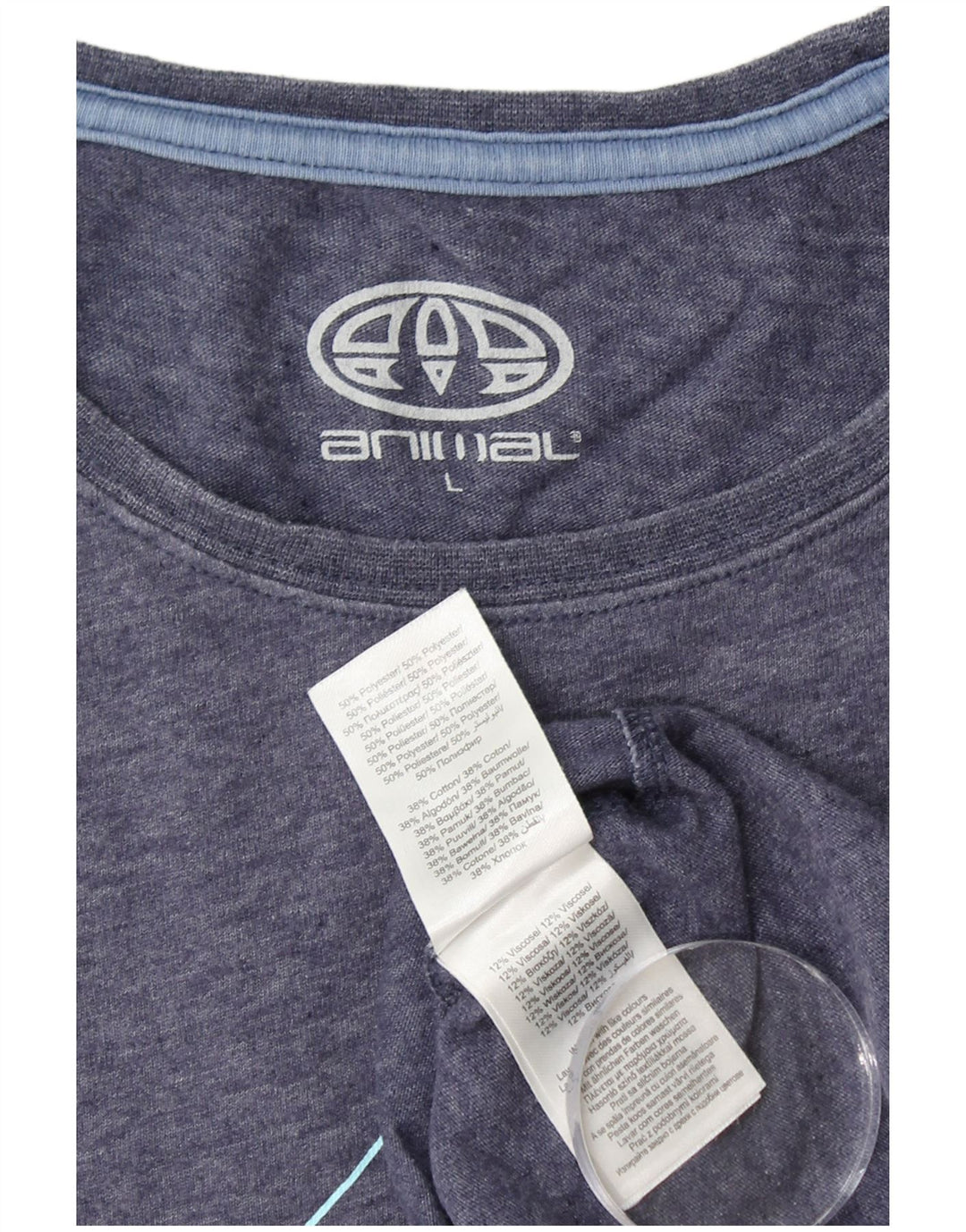 ANIMAL Muška majica kratkih rukava s grafičkim motivima, veliki tamnoplavi poliester