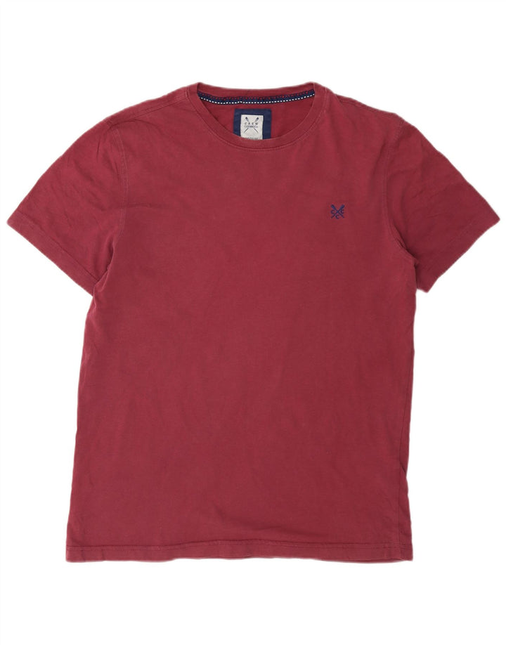 Crew Clothing Muška majica kratkih rukava Srednje kestenjasti pamuk