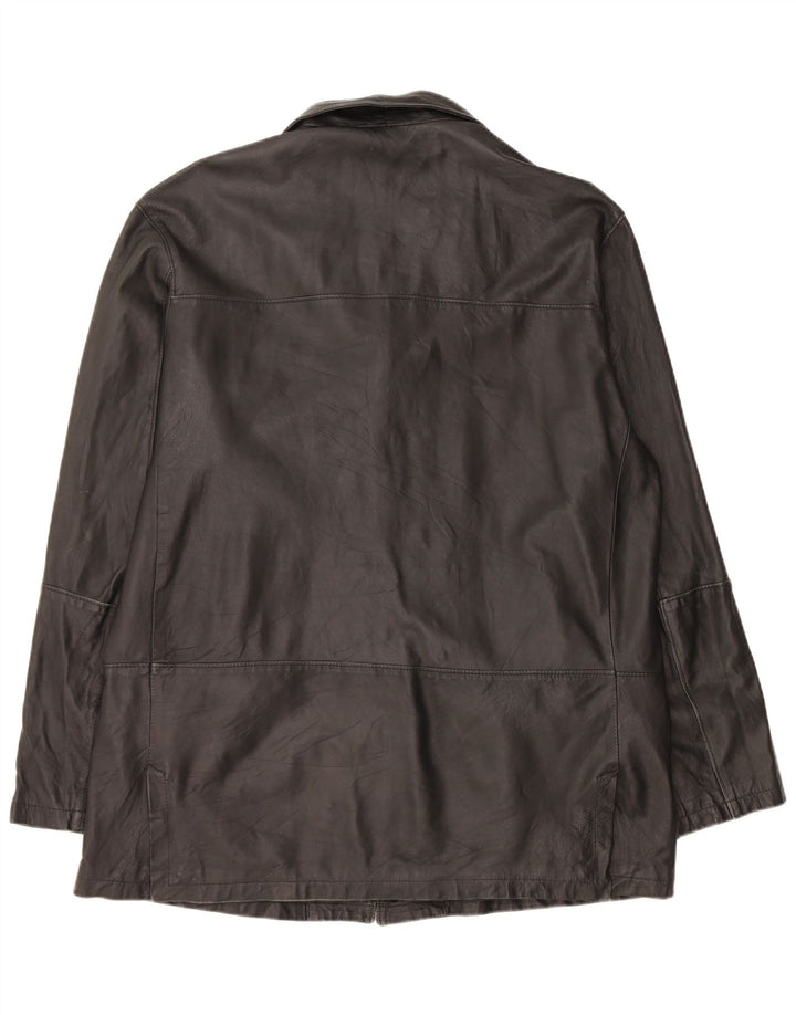 Bizzarro muška jakna sa 3 gumba IT 54 2XL crna koža