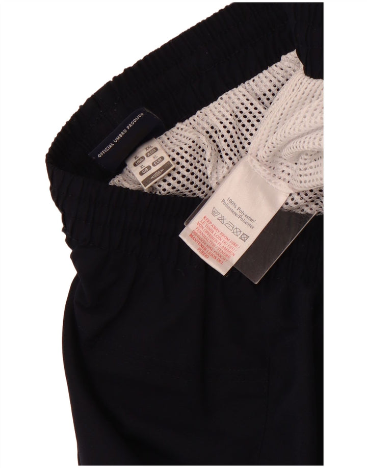 UMBRO muške kratke sportske hlače s grafičkim motivima XL tamnoplavi poliester