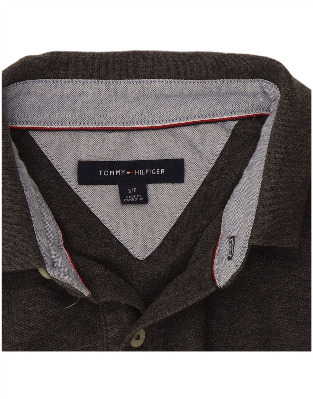 Tommy Hilfiger muška polo majica mala siva pamučna