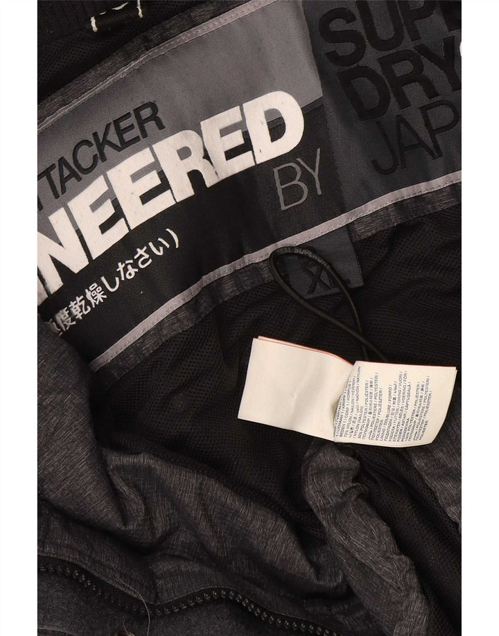 Superdry muška jakna vjetrovka UK 44 2XL crni poliester