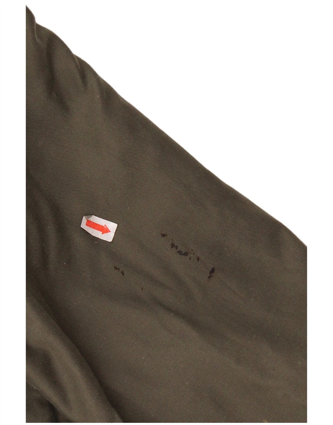 Vintage muška vojna parka jakna s kapuljačom UK 38 srednje kaki boje